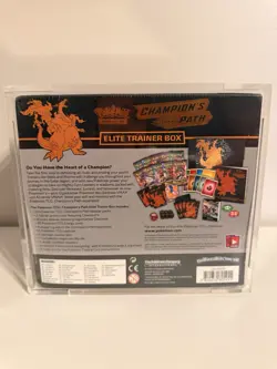 Pokemon Champion's Path ETB Factory Sealed w Acrylic Case - Image 3