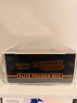 Pokemon Champion's Path ETB Factory Sealed w Acrylic Case - Image 5
