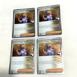 x4 Professor Sada’s Vitality 170/182 Play! Pokemon Prize Pack Series Cosmos Holo - Image 2