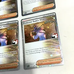 x4 Professor Sada’s Vitality 170/182 Play! Pokemon Prize Pack Series Cosmos Holo - Image 3