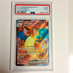 2023 POKEMON MEW EN-151 ULTRA RARE #183 CHARIZARD EX PSA 9 - Image 2