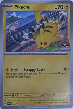 Pikachu 190 P Scarlet & Violet Promo Pokemon NM - Image 1