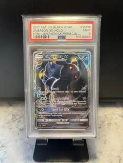 Pokemon Umbreon GX SM36 Black Star Promo Holo PSA 9 - Image 1