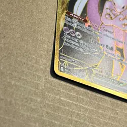 Pokemon Destined Rivals Team Rocket’s Mewtwo Hyper Rare Gold 240/182 Pack Fresh - Image 3