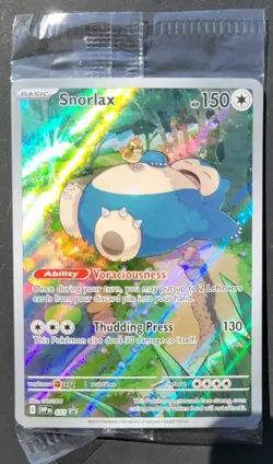 Snorlax 051 Black Star Promo Scarlet & Violet 151 ETB Promo SEALED - Image 3