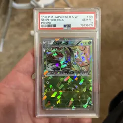 PSA 10 GEM MINT Serperior Holo Promo Japanese BW 2012 Pokemon 198/BW-P - Image 1