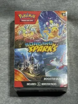 Pokemon TCG Surging Sparks Booster Bundle (6 Packs) Factory Sealed - Image 1