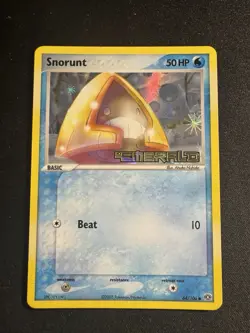 2005 Pokemon EX Emerald Snorunt 64/106 Common Reverse Holo Stamp - Image 1