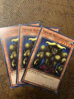 Yugioh Swamp Battleguard Common MRD 25th Anniversary X3 - Image 1