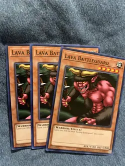 Yugioh Lava Battleguard Common MRD-en115 25th Anniversary X3 - Image 1