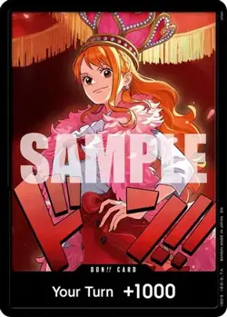 DON!! Card (Nami) English EB03 DON!! One Piece TCG Card Game - Image 2