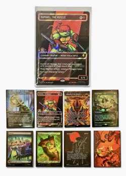 MTG Card Lot - TMC Raphael The Muscle M 0091 Pixel Surge Foil, Splinter, Promo - Image 1