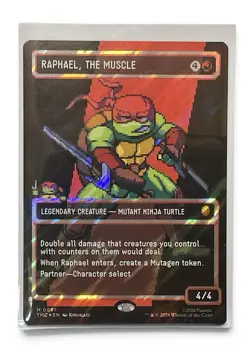 MTG Card Lot - TMC Raphael The Muscle M 0091 Pixel Surge Foil, Splinter, Promo - Image 4
