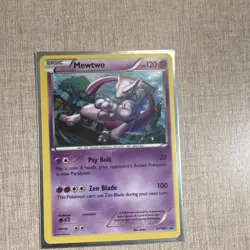 The Pokemon Company Mewtwo XY100 Promo Black Star Holo Basic Pokemon Card 120 HP - Image 1