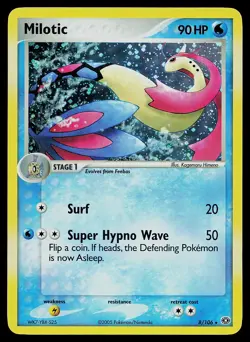 Pokemon Card - Milotic Emerald 8/106 Holo Rare - Image 1
