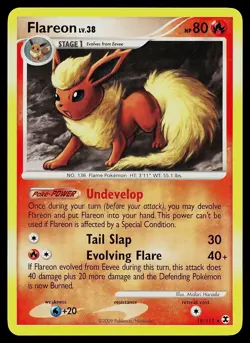 Pokemon Card - Flareon Rising Rivals 19/111 Rare - Image 1