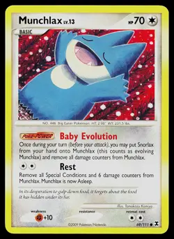Pokemon Card - Munchlax Rising Rivals 69/111 Common - Image 1