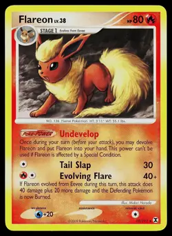 Pokemon Card - Flareon Rising Rivals 19/111 Rare - Image 1