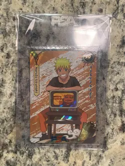 Naruto Shippuden - Naruto Uzumaki PSA Magazine Promo Card Sealed, New! - Image 1
