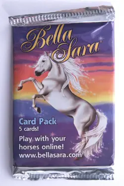 Bella Sara 1ST SERIES 5 Card Booster Pack sealed Magical Horses Game - Image 1