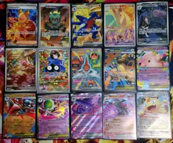 Pokemon TCG Lot Of 15 Alt Art/Promo/IR /UR/EX/ Full Art Cards - Image 1