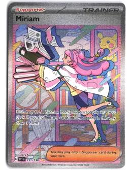 Miriam 251/198 Special Illustration Rare Scarlet & Violet Pokemon - Image 1
