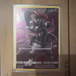Pokemon Armored Mewtwo SM228 SM Promo Holo English TCG Card - Image 1