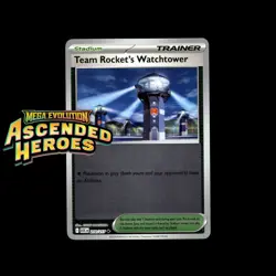 Pokemon TCG Team Rocket's Watchtower 210/217 Ascended Heroes Reverse Holo NM - Image 1