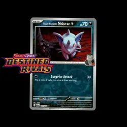Pokemon TCG Team Rocket's Nidoran 114/182 | Destined Rivals | Reverse Holo | NM - Image 1
