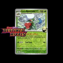 Pokemon TCG Cynthia's Roserade 008/182 | Destined Rivals | Holo Rare | NM - Image 1
