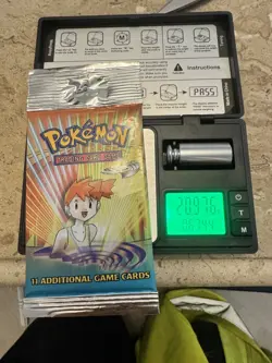 Pokemon TCG Gym Heroes Booster Pack WOTC 1999 w/ Long Crimp. Misty - Image 5
