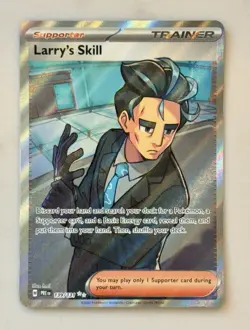 Pokemon Prismatic Evolutions Full Art Larry's Skill 139/131 TCG - NM/Mint - Image 1