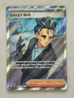 Pokemon Prismatic Evolutions Full Art Rare Larry's Skill 139/131 - NM/Mint - Image 1