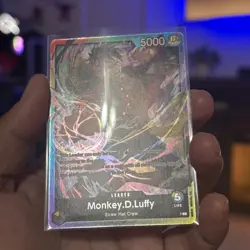 ⭐NM⭐ Monkey.D.Luffy (Release Event Leader) L Foil One Piece Promotion Card - Image 2