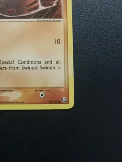 Pokemon Card Swinub 79/109 EX Team Rocket Returns Common - Image 5