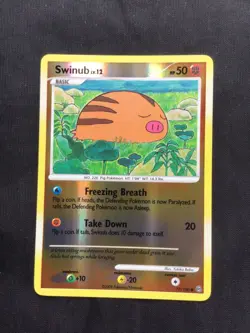 Pokemon Cards: Stormfront Reverse Holo: Swinub 77/100 - Image 1