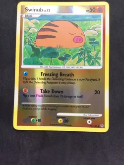 Pokemon Cards: Stormfront Reverse Holo: Swinub 77/100 - Image 2