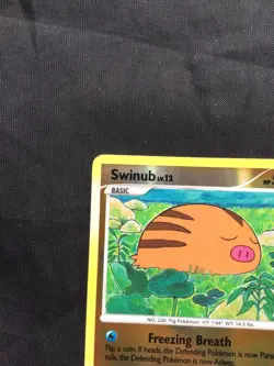 Pokemon Cards: Stormfront Reverse Holo: Swinub 77/100 - Image 3