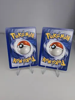 Poliwag 59/102 Poliwhirl 38/102 Base Set ERROR MISCUT Vintage Pokemon Cards. - Image 4
