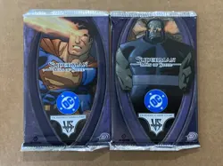 2 Vs. SYSTEM TCG SUPERMAN MAN OF STEEL SEALED 14-CARD BOOSTER PACKS, UPPER DECK - Image 1