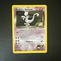 Pokemon TCG Rockets Mewtwo Gym Challenge Holo Card 14/132 1999 WOTC - LP/NM - Image 1