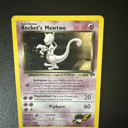 Pokemon TCG Rockets Mewtwo Gym Challenge Holo Card 14/132 1999 WOTC - LP/NM - Image 3