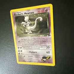 Pokemon TCG Rockets Mewtwo Gym Challenge Holo Card 14/132 1999 WOTC - LP/NM - Image 5