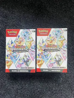 Pokemon TCG Prismatic Evolutions Booster Bundle X2 Sealed ✅ - Image 1