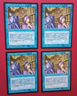 Magic the Gathering MTG Alliances LIBRARY OF LAT NAM X 4 NM R 1996! - Image 2