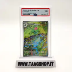 POKEMON IVYSAUR 167/165 ILLUSTRATION RARE 2023 MEW 151 ENG PSA 9 FAST SHIP 24H - Image 4