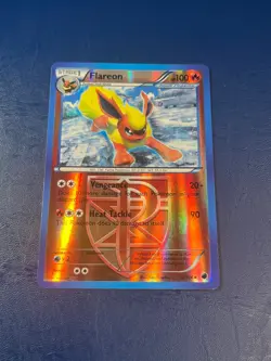 Flareon 12/116 Plasma Freeze Reverse Holo Pokemon Card MP - Image 1