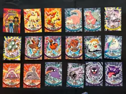 1999 Topps Pokemon TV Series 2 Non Foil Complete Set 72 - NM/LP - Image 2