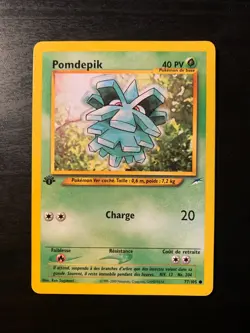 Carte Pokemon : Pomdepik 77/105 Edition 1 Neo Destiny Wizards Francaise - Image 1