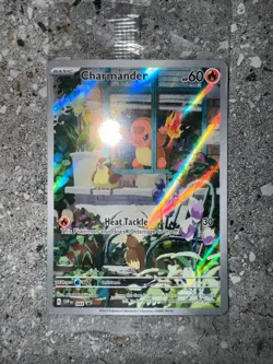 Pokemon TCG Charmander SVP044 Illustration Rare Black Star Promo Holo SEALED - Image 3
